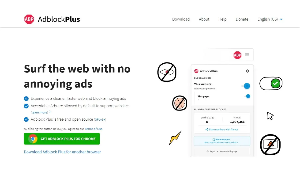 AdBlock plus website