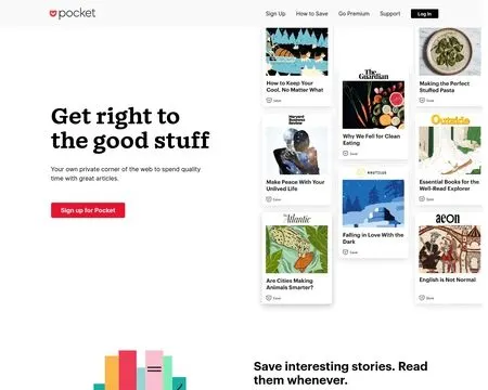 Pocket website