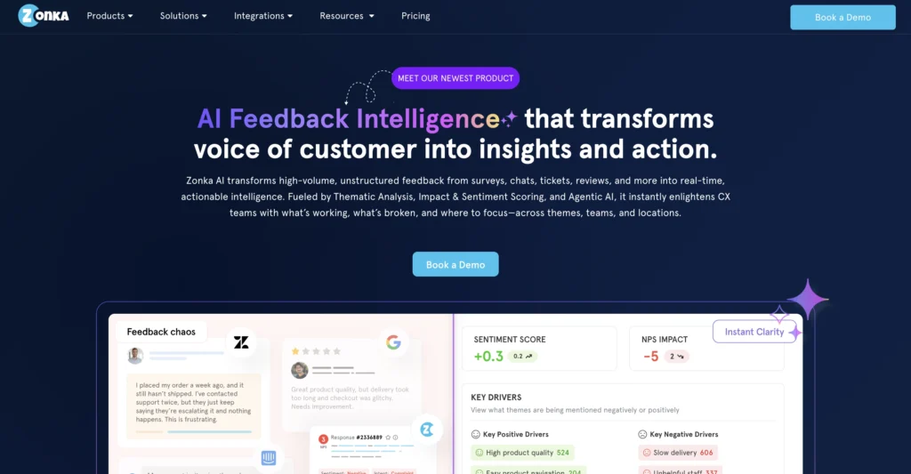 Zonka Feedback website