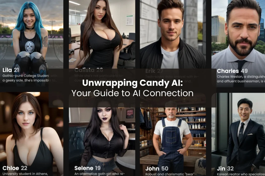 Candy AI Review showing AI companions