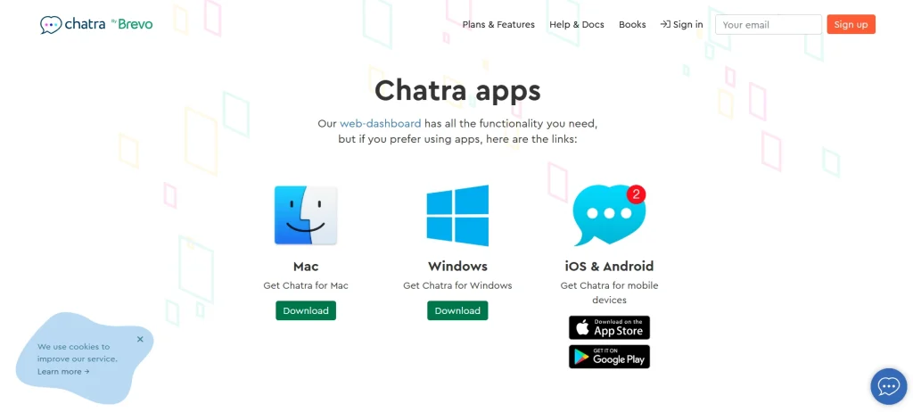 Chatra Shopify AI Chatbot for live chat and customer engagement.