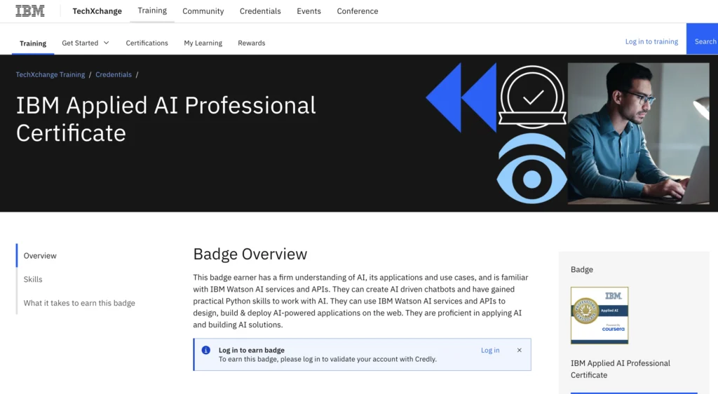 IBM Applied AI Professional Certificate course