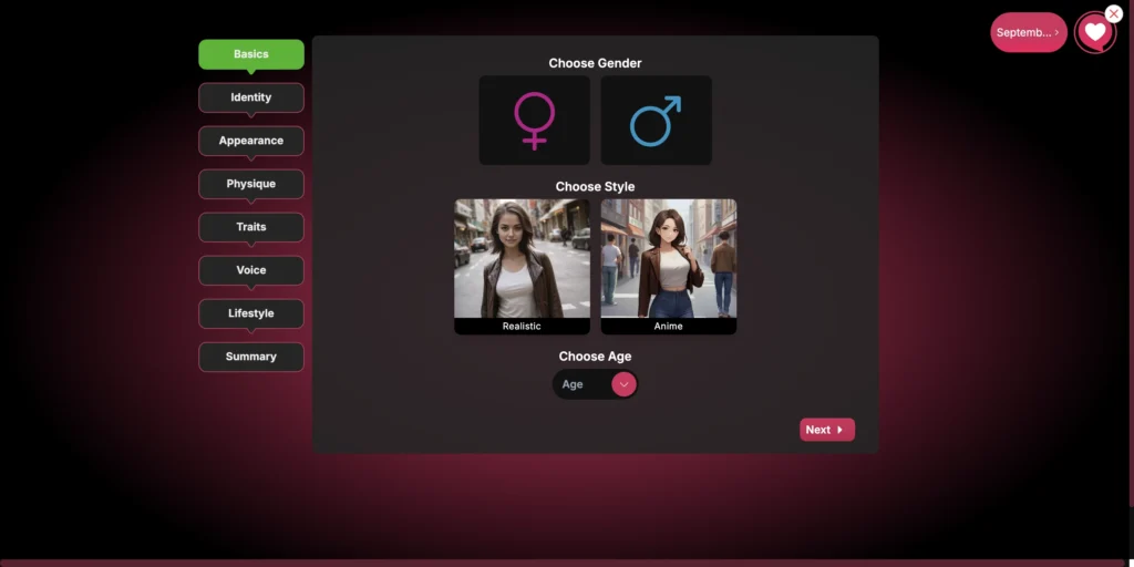 Secret Desires website