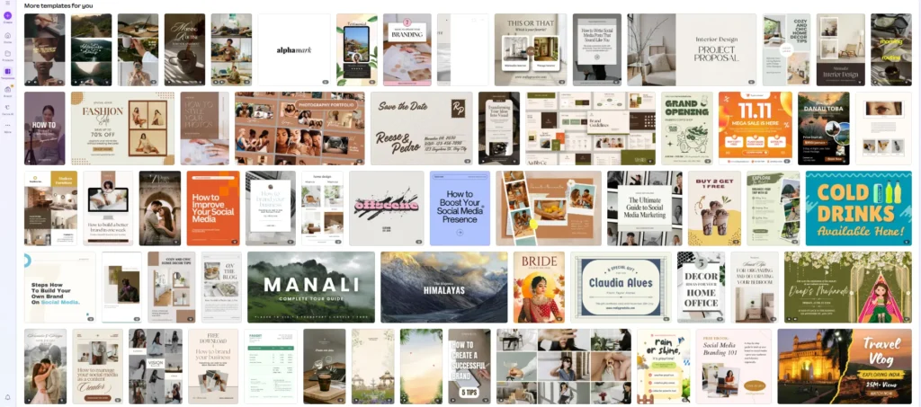 Canva Magic Studio interface showcasing AI tools for creativity in 2026.