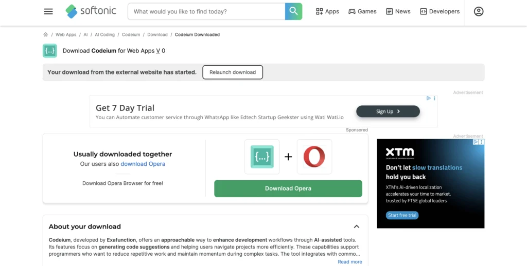 Codeium AI coding assistant