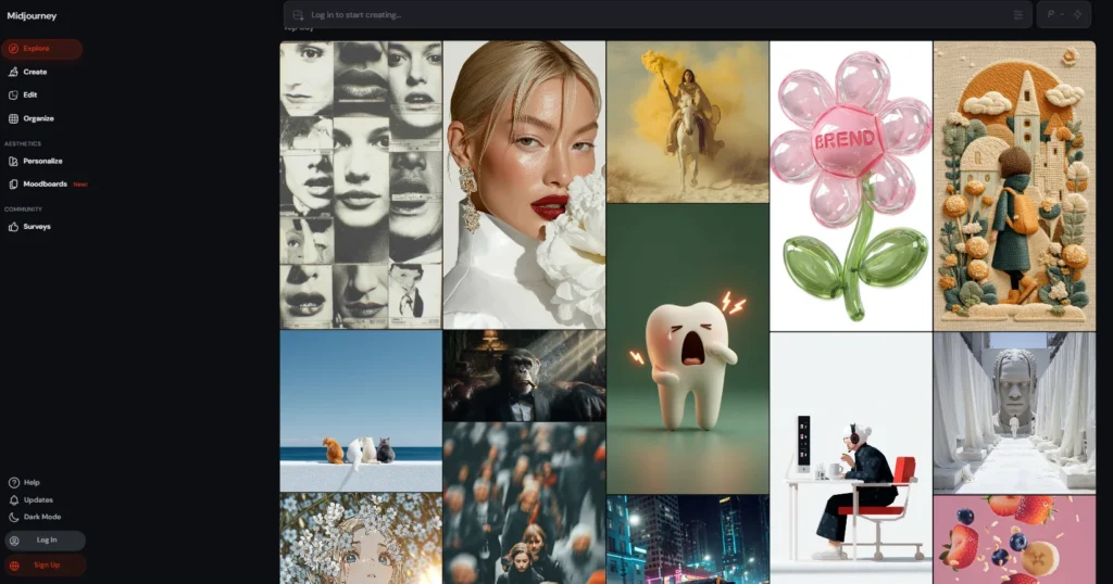 Midjourney v7 high-fidelity photorealistic image from AI tools for creativity.