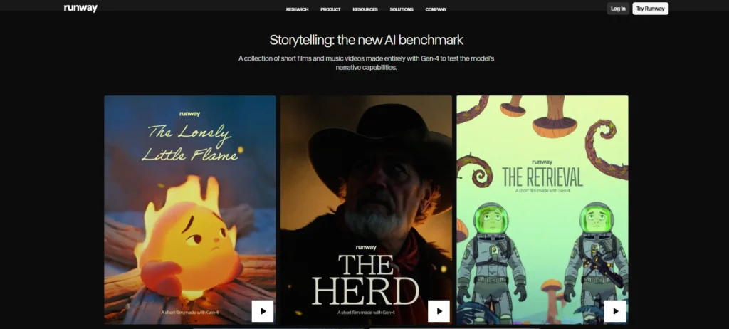 Runway Gen-4 motion design interface as a top AI tool for creativity.
