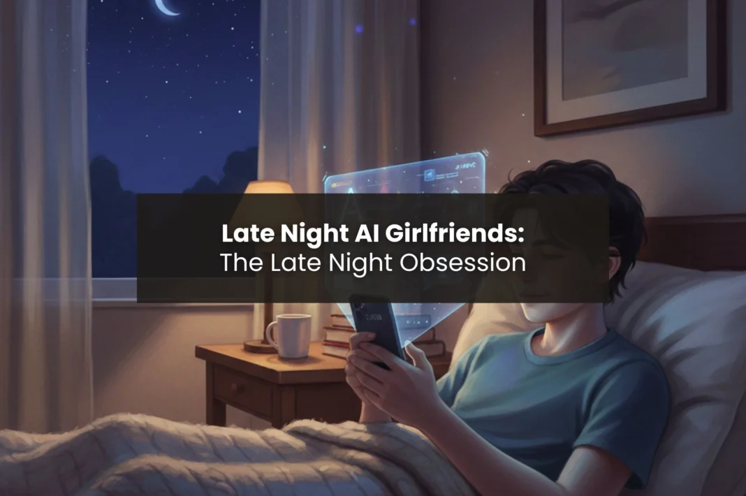 AI girlfriend apps for late night chats offering companionship and flirty conversations