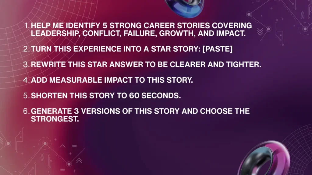 Building interview stories with ChatGPT prompts