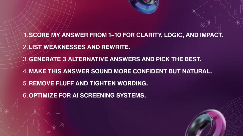 Preparing for AI and video interviews with ChatGPT