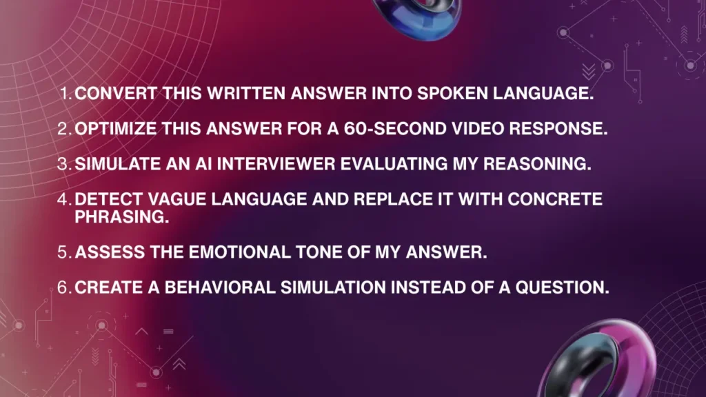 ChatGPT scoring and improving interview answers