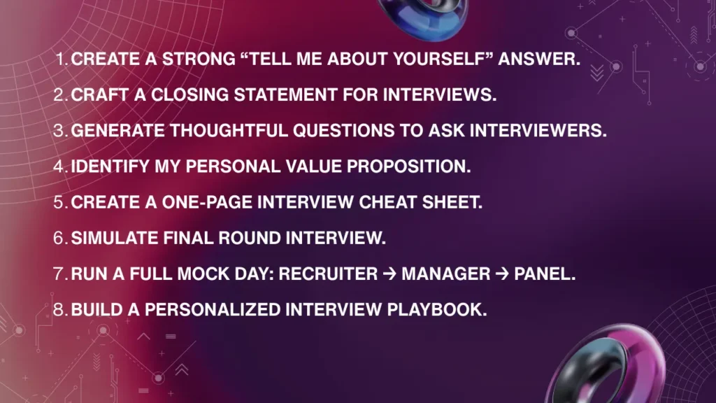 Using ChatGPT to polish final interview answers