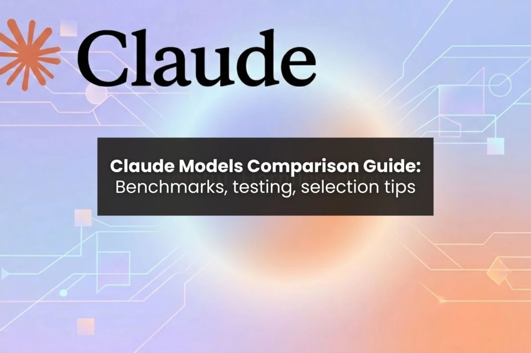 Claude AI models comparison chart featuring Opus 4.6, Sonnet 4.6, and Haiku 4.5 with pricing, speed, and capabilities.