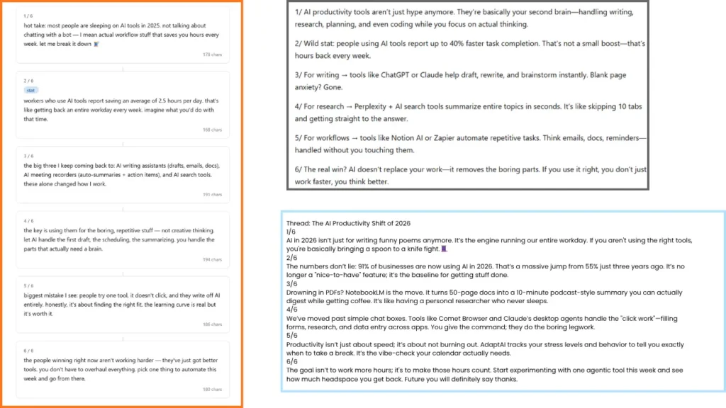 AI-generated structured content following a numbered format with consistent tone, constraints, and clear logical flow.