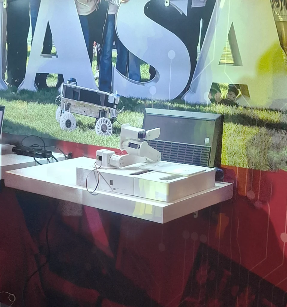 Student-led robotics projects at Atlas University include autonomous rovers and AI-powered navigation systems.
