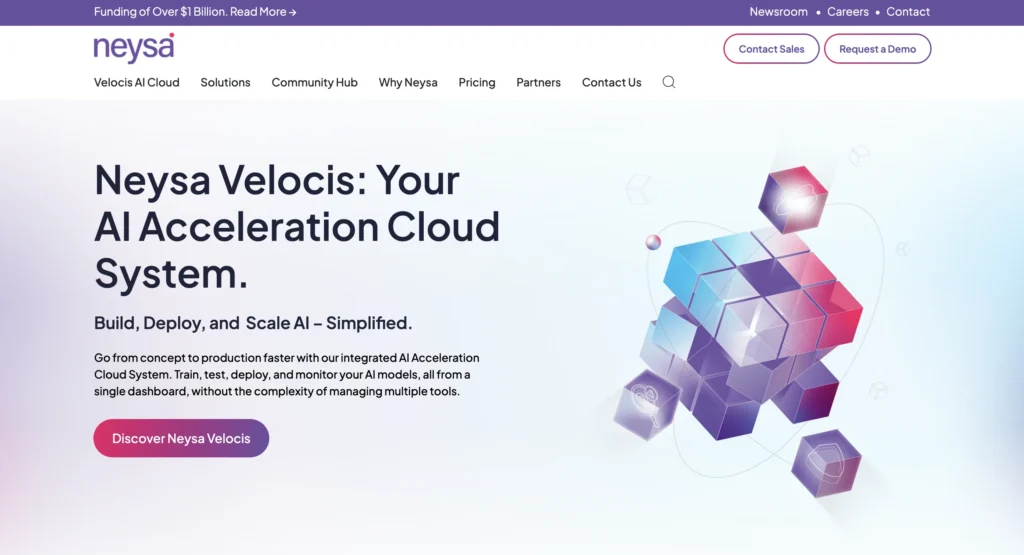 Neysa AI cloud platform enables organizations to build and scale AI applications using high-performance GPU computing.