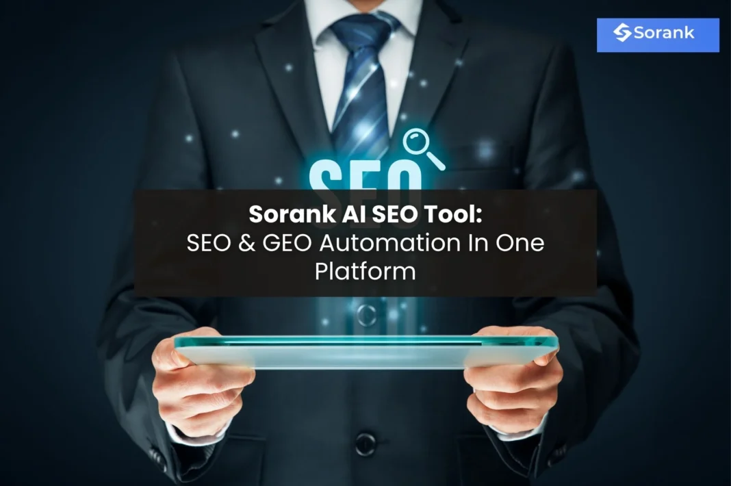 Sorank AI SEO tool for SEO and GEO automation